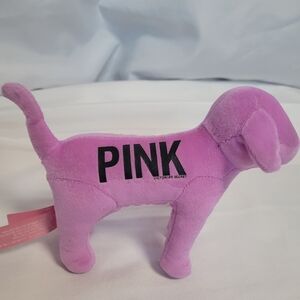 Victorias Secret Love Pink Purple Plush Dog 6"